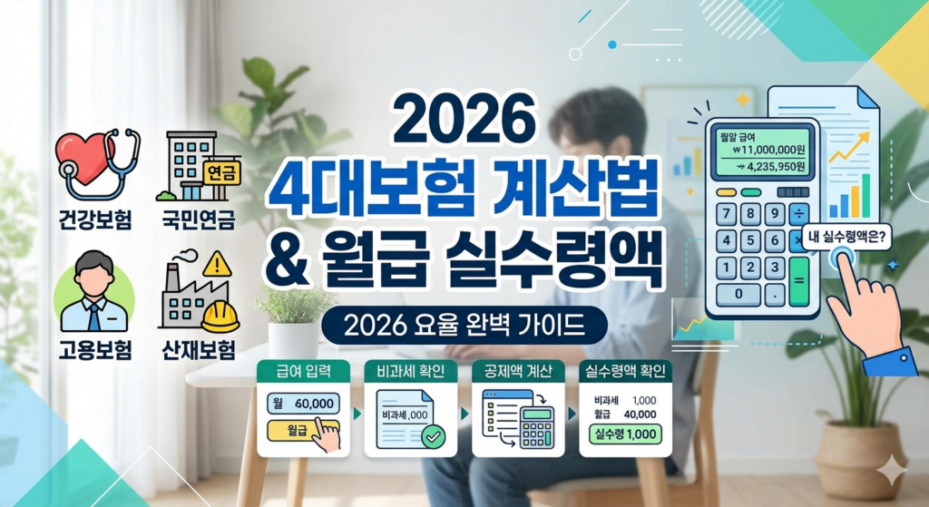 4대보험 계산법 2026