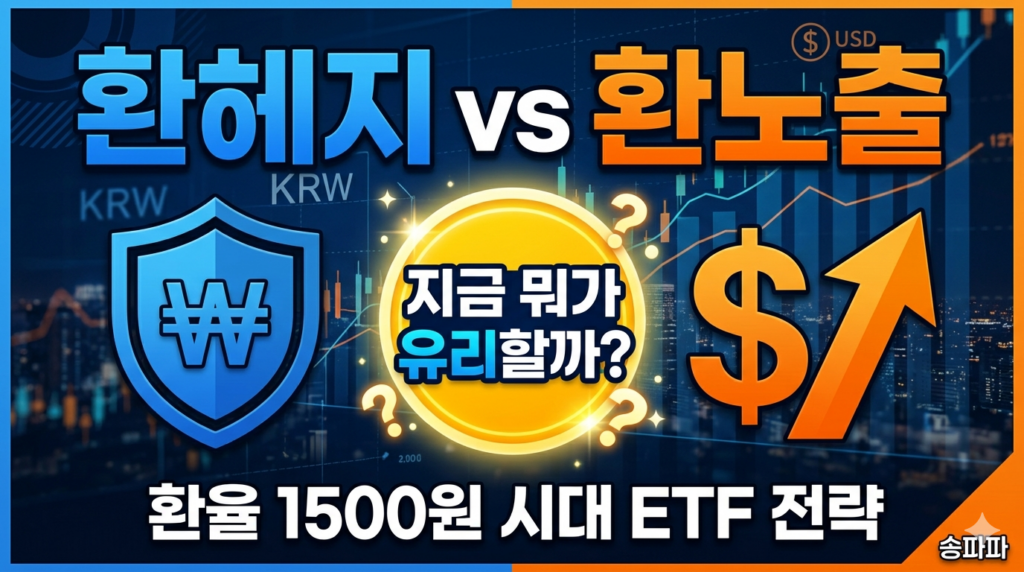 환헤지 ETF 환노출 ETF 비교
