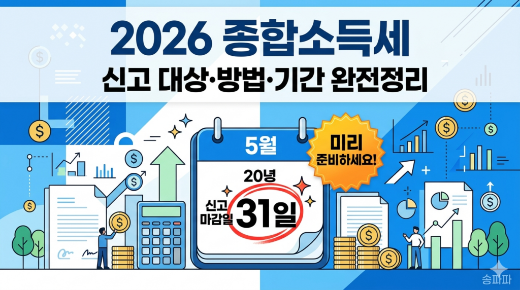2026 종합소득세 신고 방법