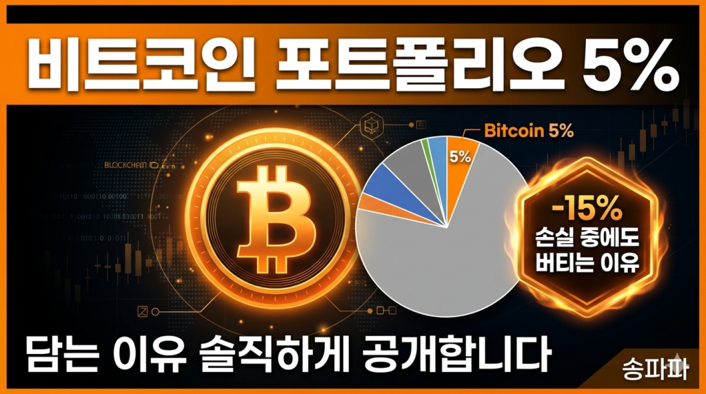 비트코인 포트폴리오 5% 자산배분